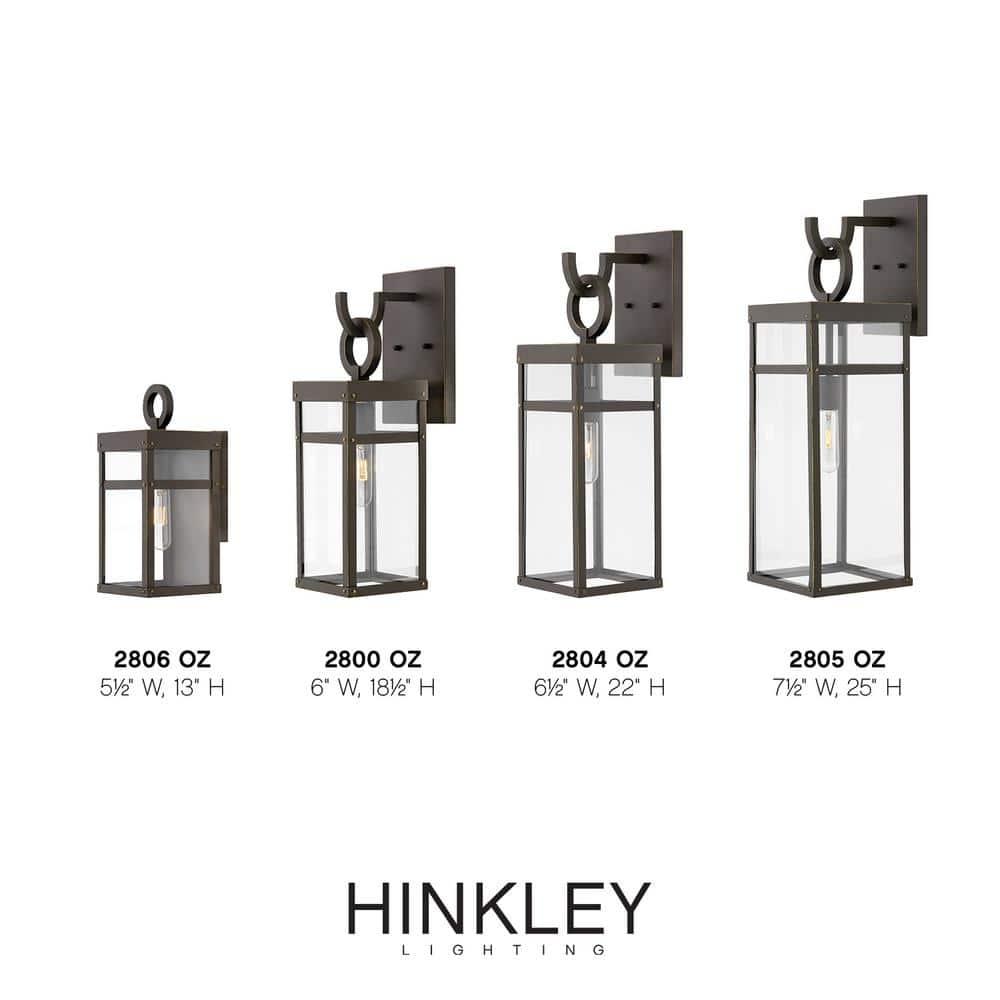 Hinkley Lighting - Porter - 1 Light Small Outdoor Wall Lantern in Transitional