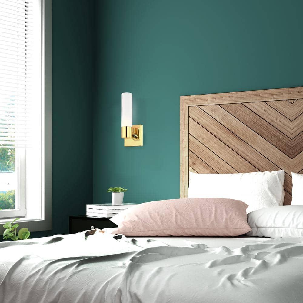 Livex Lighting Aero 1 - Light Sconce in  Polished Brass