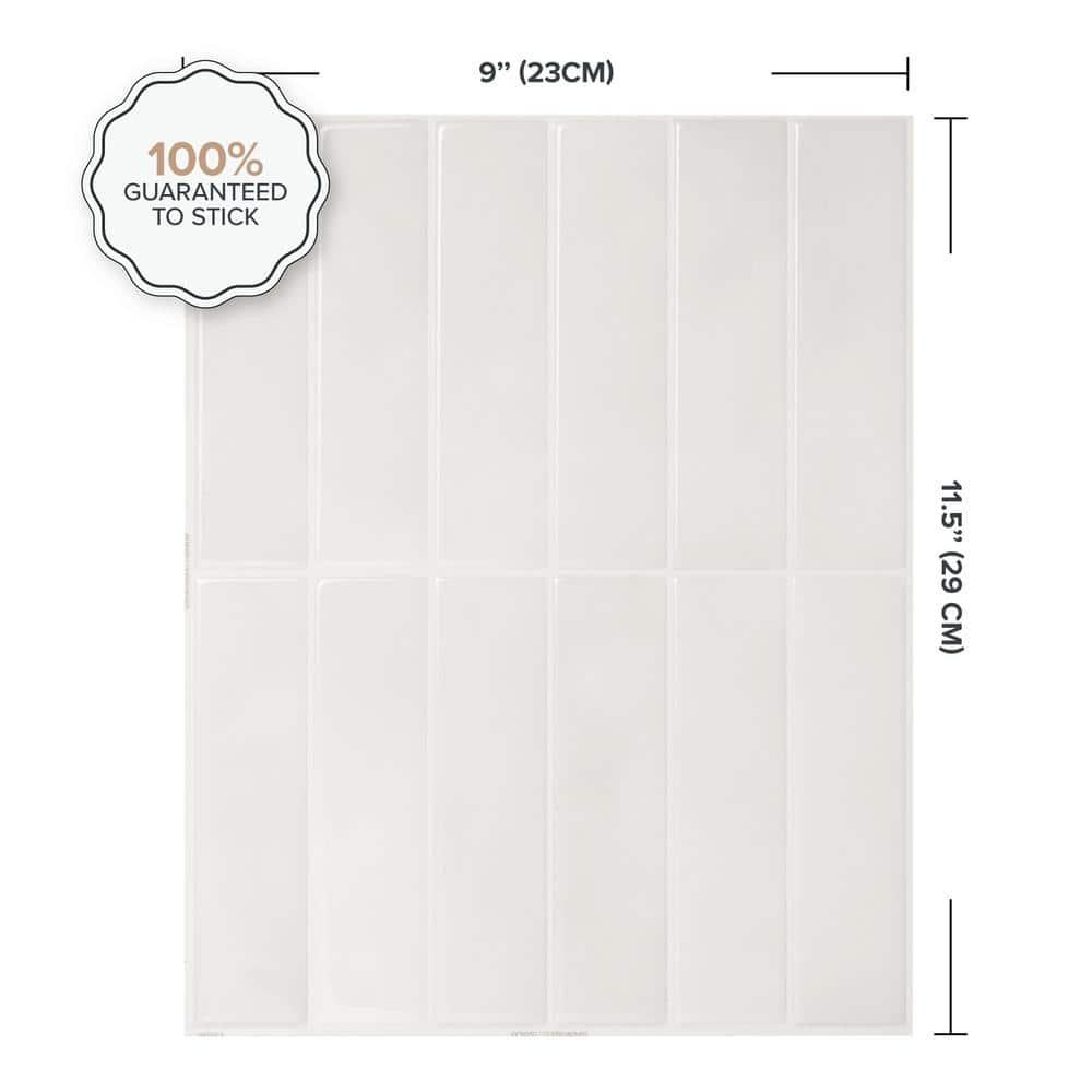 Peel and Stick Gel Backsplash Tile Morocco 11.5'' x 9''