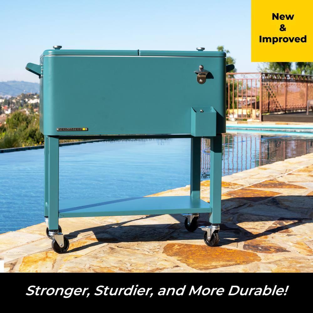Permasteel 80-Qt Outdoor Patio Cooler with Removable Basin