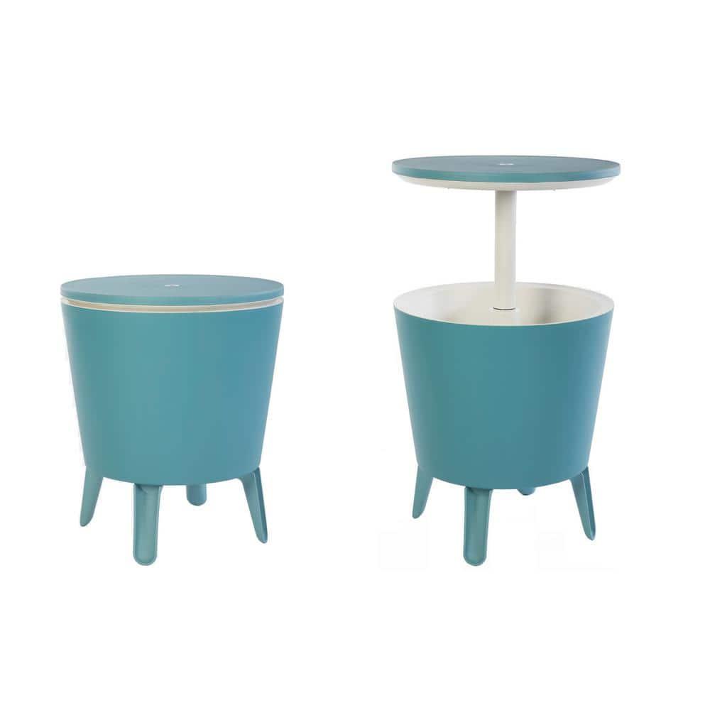 Keter 32 Qt. Cool Bar Cooler Outdoor Weather Resistant Patio Furniture 2 in 1 Pop Up Cocktail Side Table and Beverage Cooler Combo & Reviews | Wayfair
