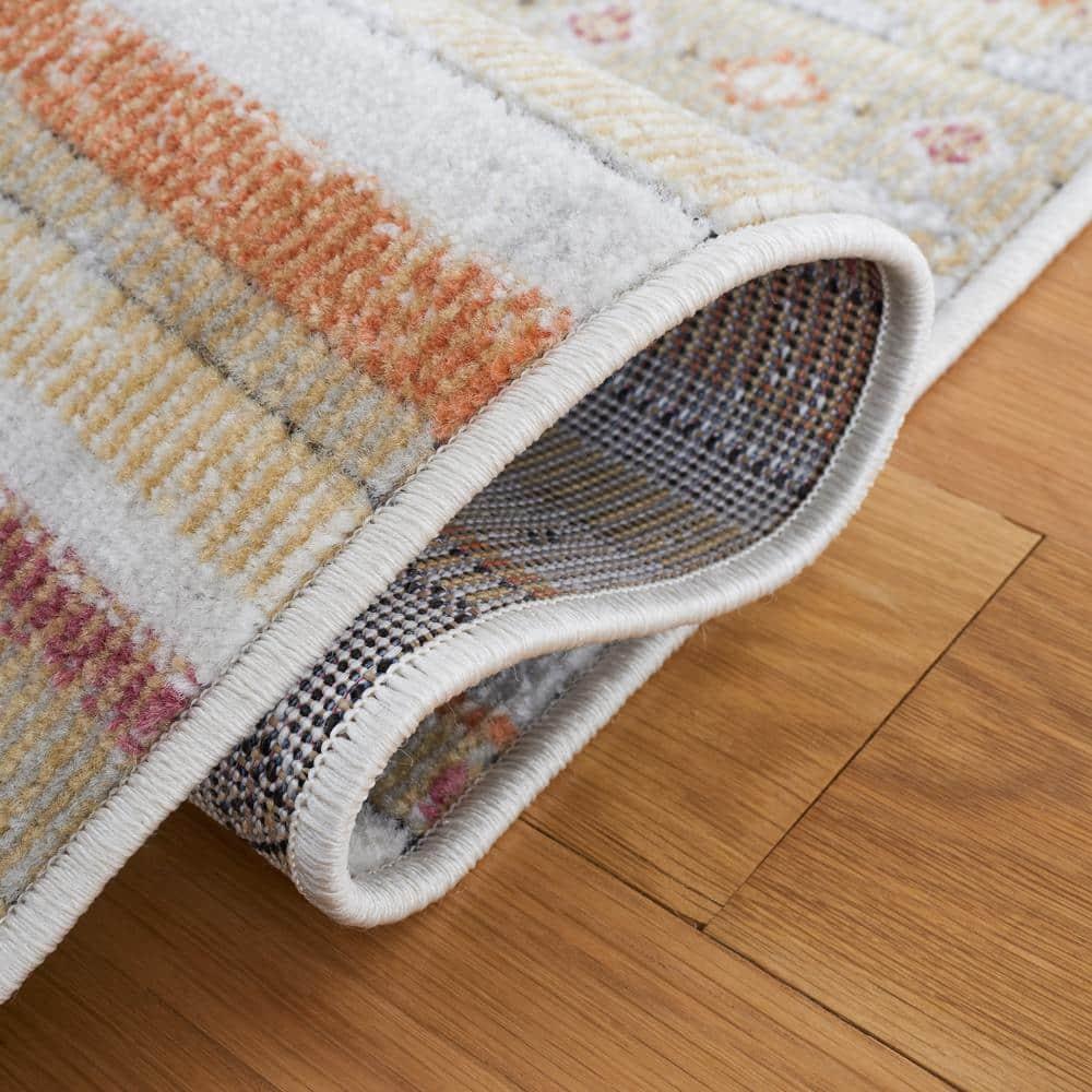 Cabana CBN551 Power Loomed Indoor and Outdoor Runner Rug - Ivory/Beige Gold - 2'2"x9' - Safavieh.