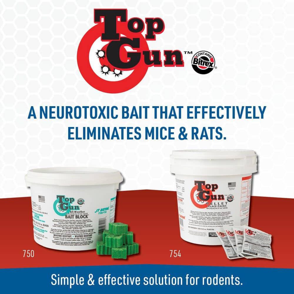 Jt Eaton Rodenticide,Blocks,Bromethalin,4.5 lb. 750