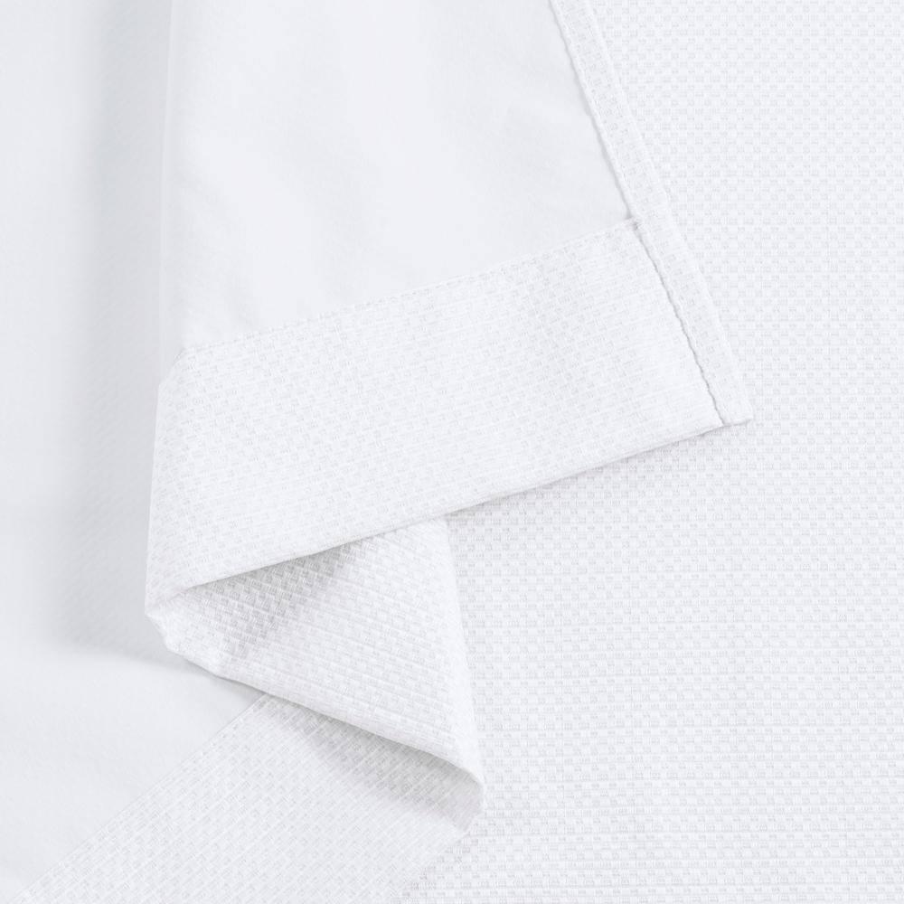 Madison Park Galen Basketweave Room Darkening Curtain Panel Pair (Set of 2)