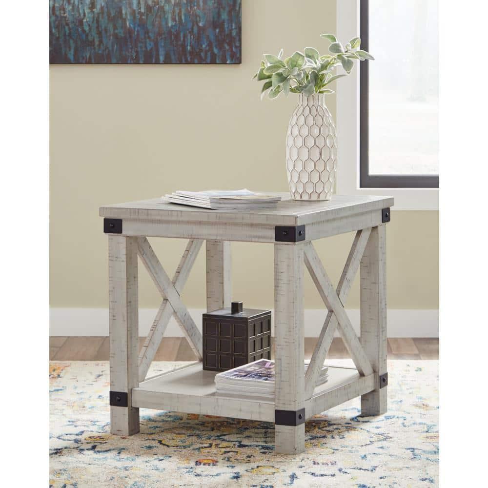 Signature Design by Ashley Casual Carynhurst End Table  Whitewash