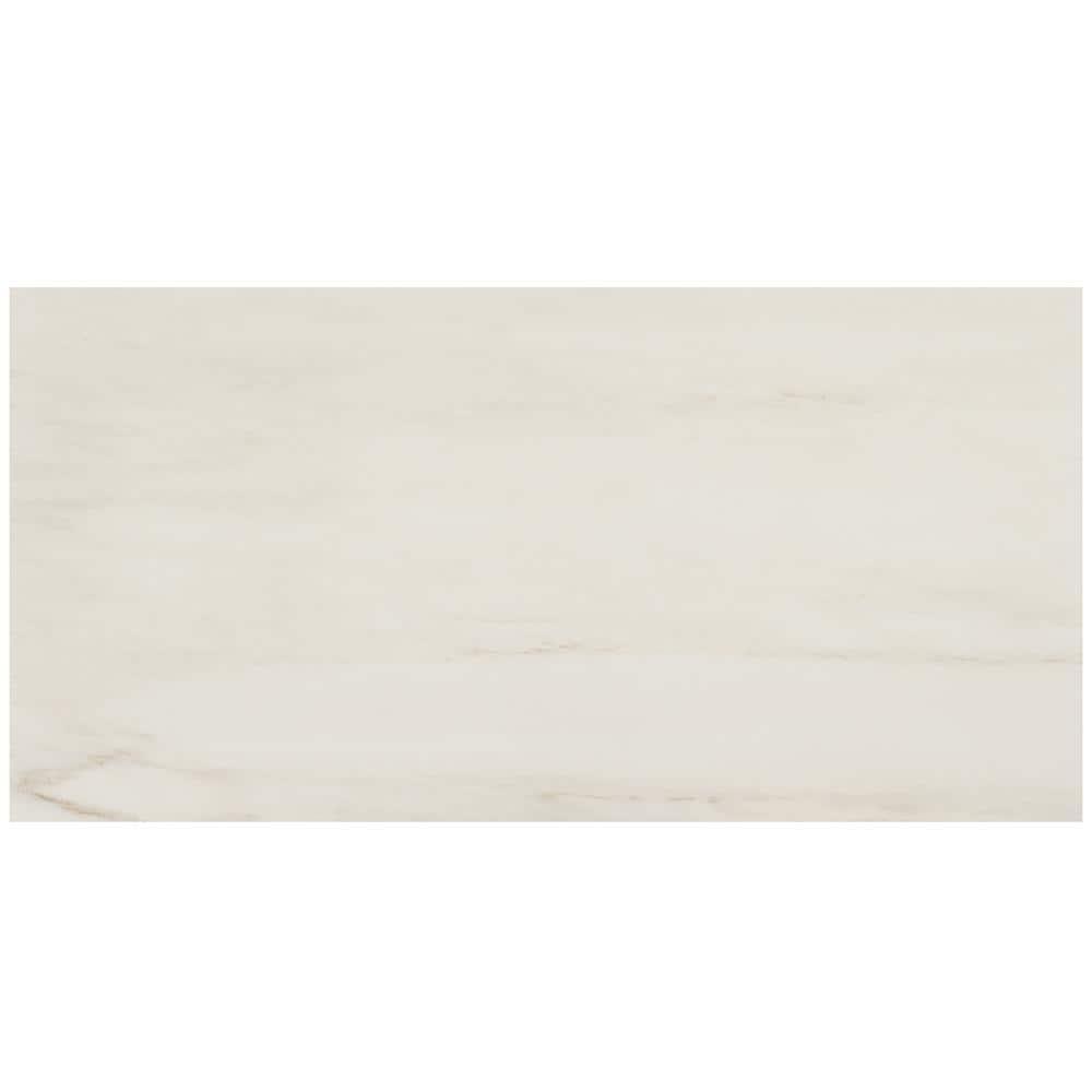 Bond Tile 12" x 24" Polished Marble Look Porcelain Floor and Wall Tile