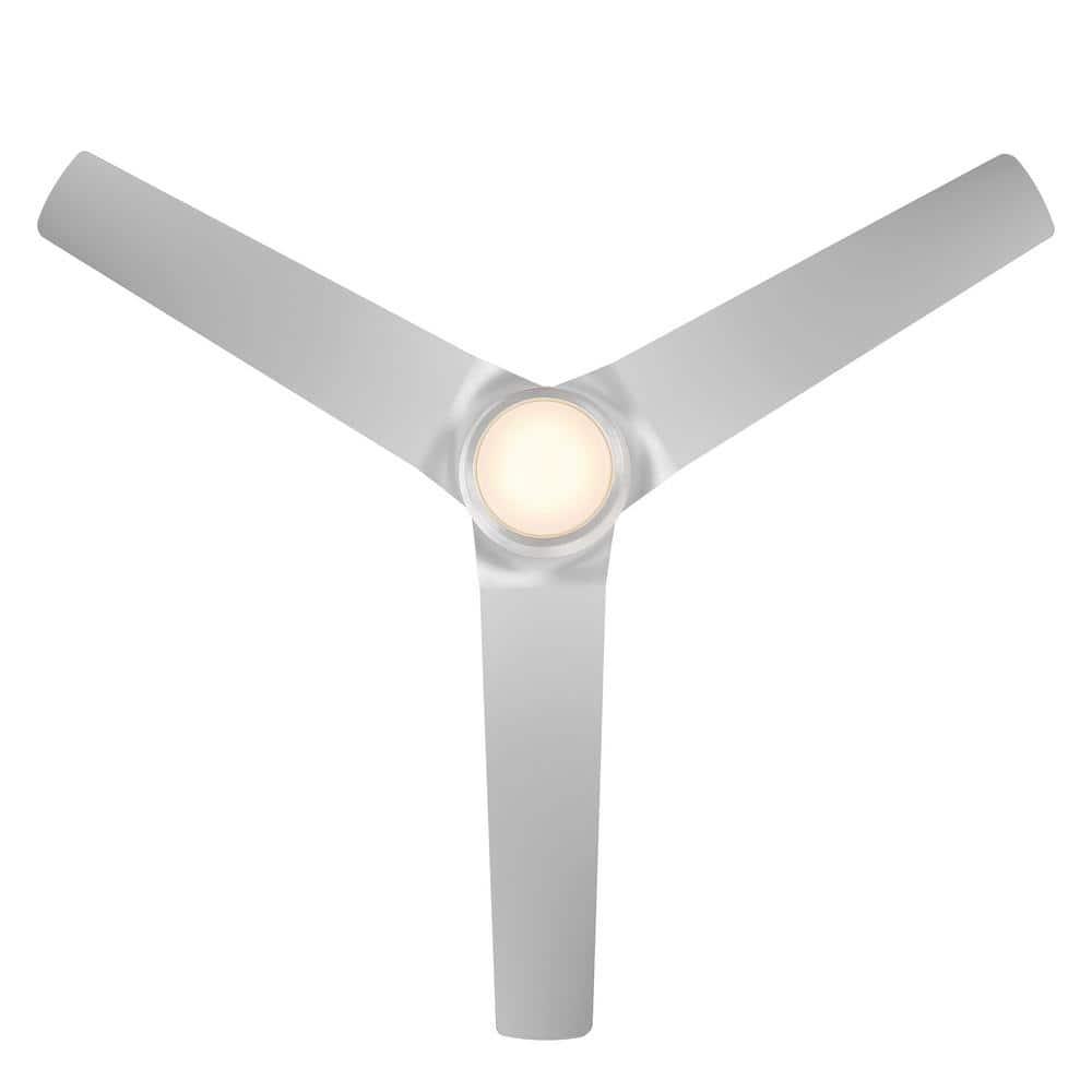 52" Smart Home Compatible 3 Blade Smart Ceiling Fan with Remote