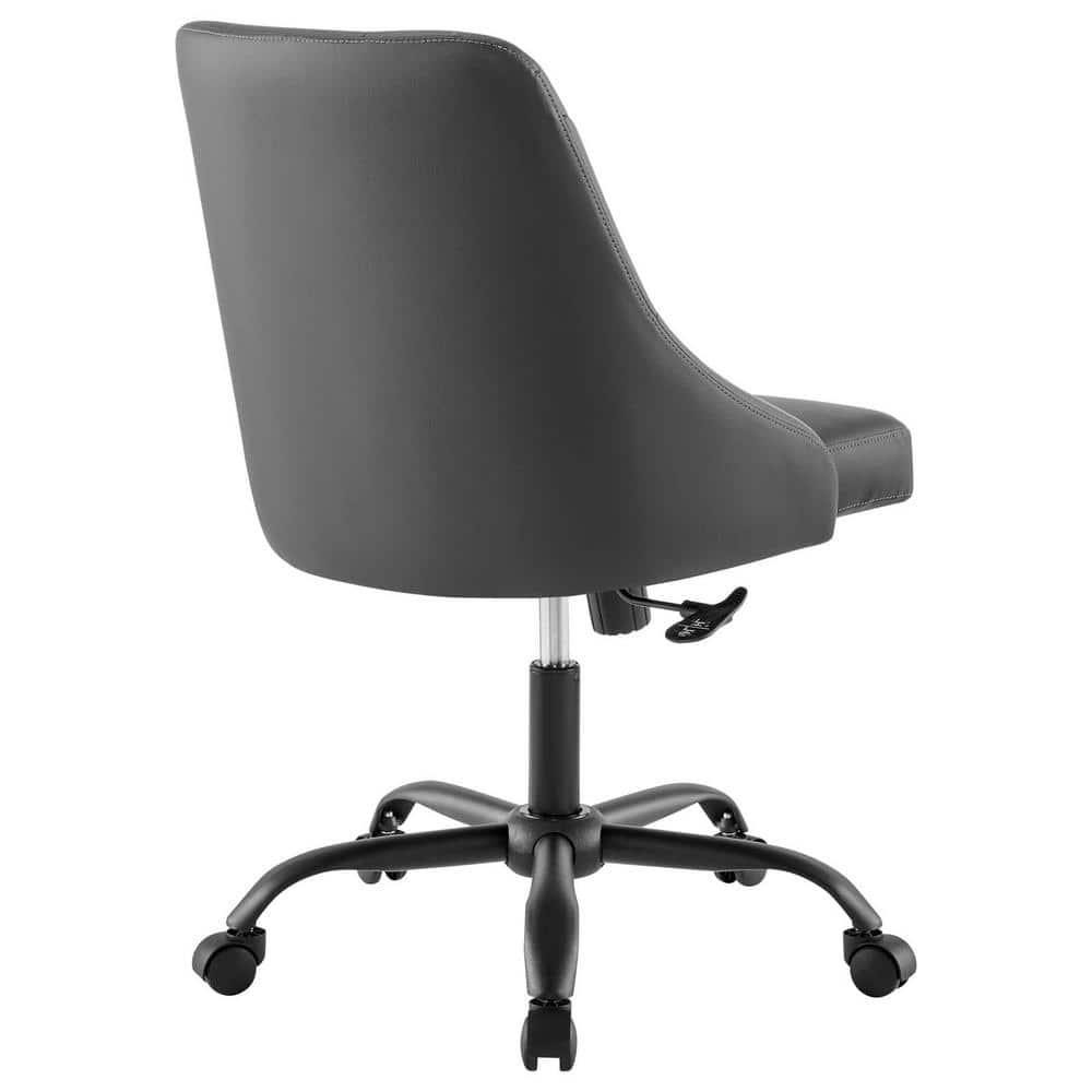 Modway Distinct Tufted Swivel Vegan Leather Office Chair