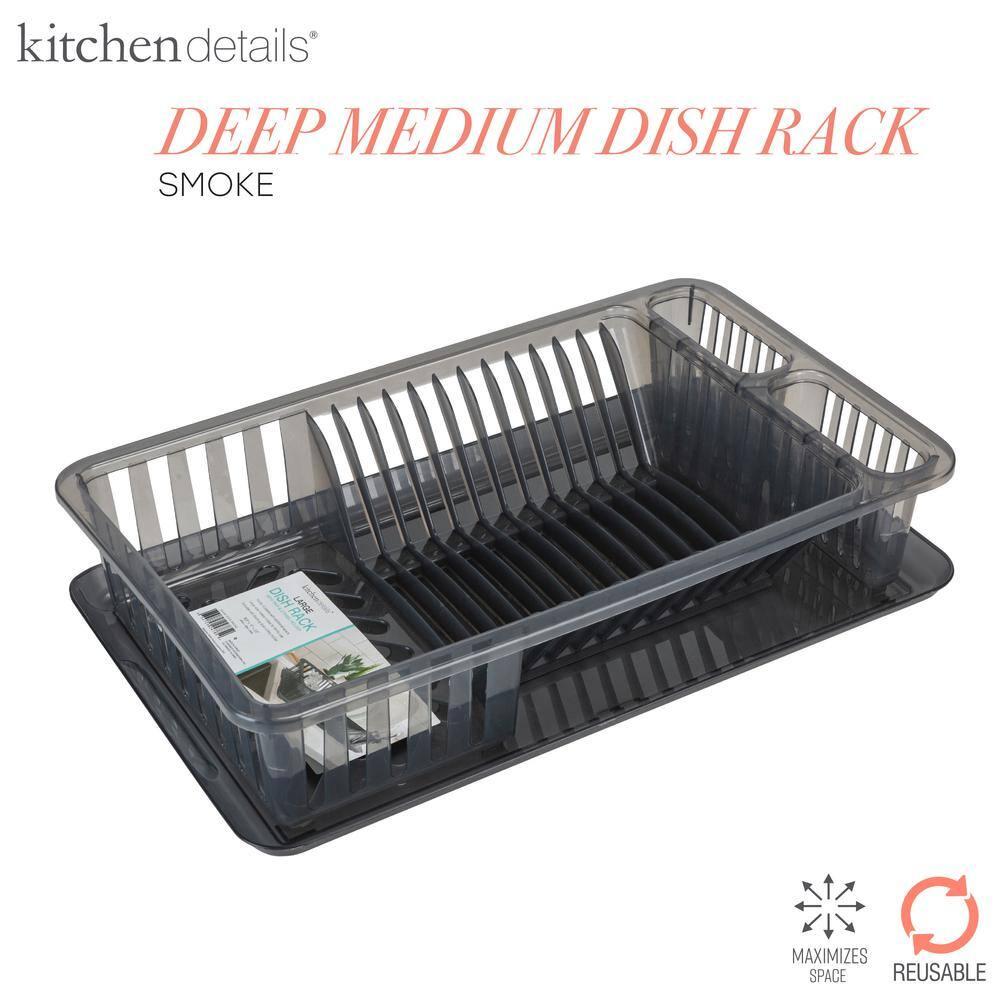 Kitchen Details Plastic In Sink Dish Rack