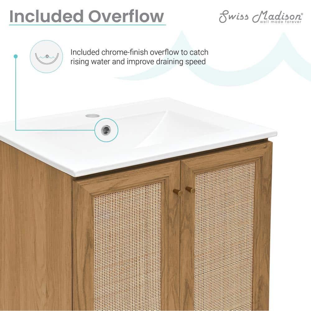 Classe 24" Freestanding Bathroom Vanity with Sink Top