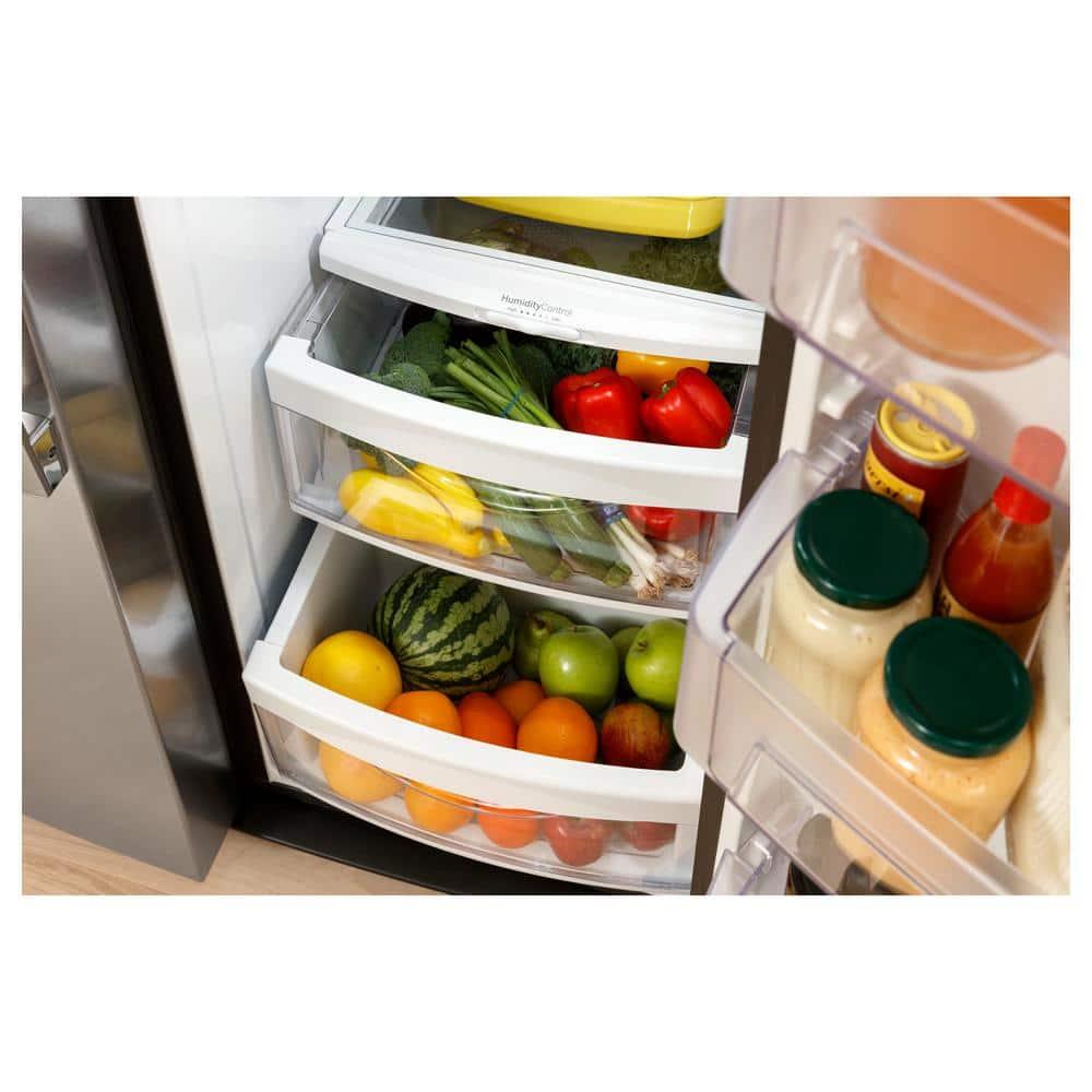 GE APPLIANCES GSS23GMPES side by side freestanding refrigerator