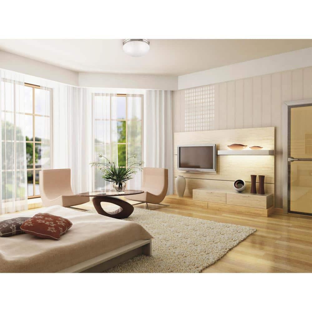 Westinghouse 67210 - 2 Light Brushed Nickel Ceiling Light Fixture