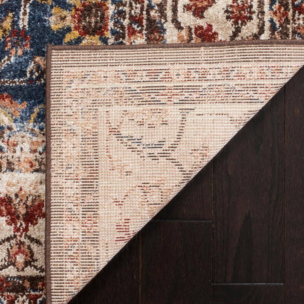 Bijar BIJ650 Power Loomed Area Rug Royal / Ivory 4' X 6' - Safavieh.