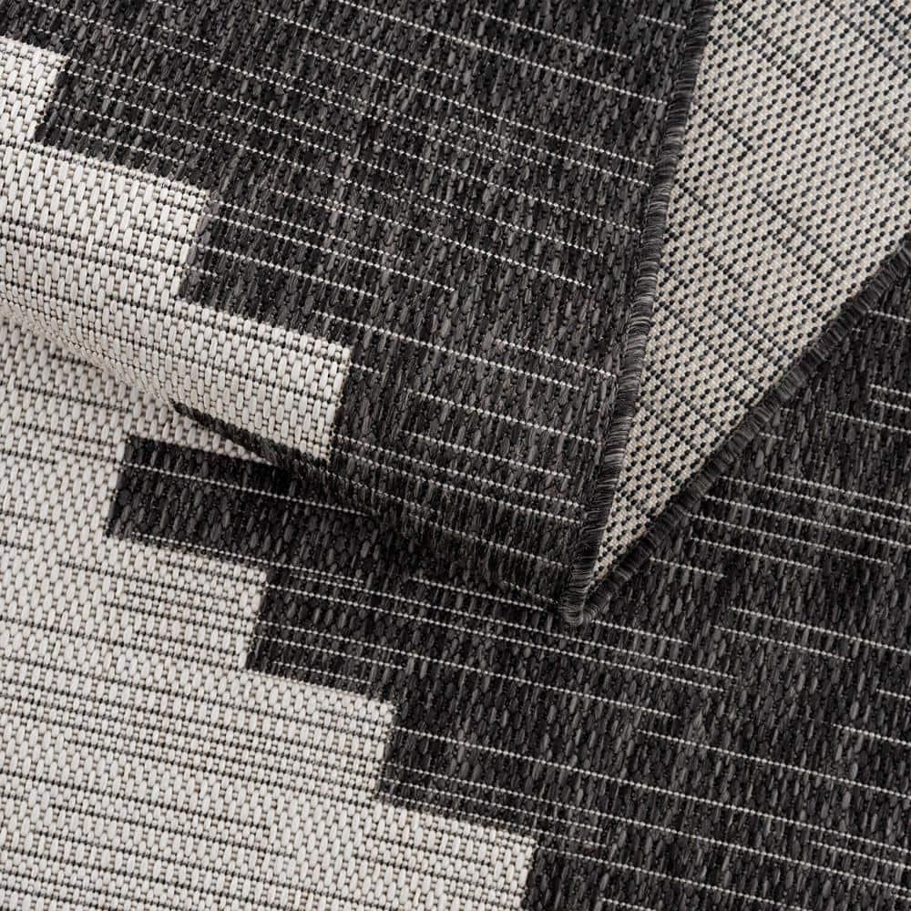 Hauteloom Square Area Rug   Black