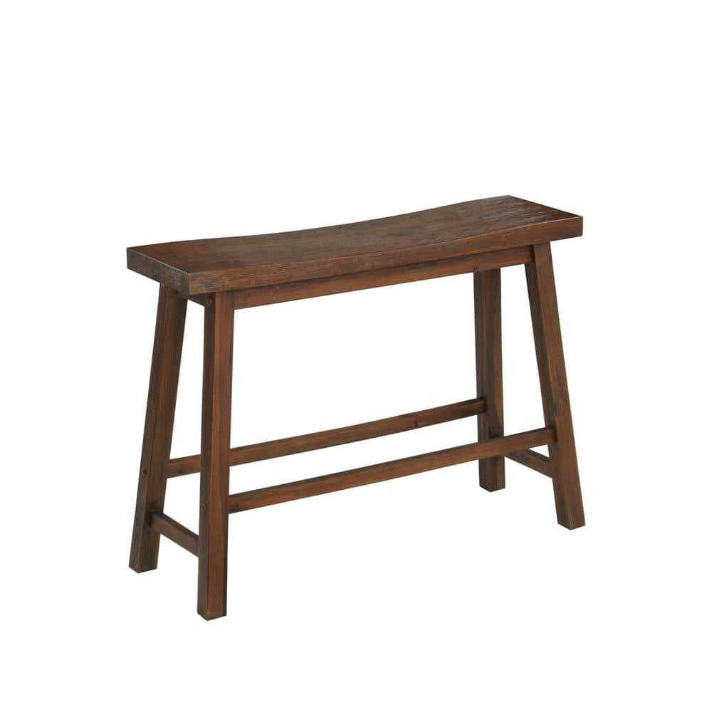 Sonoma Bench Chestnut - Boraam: Modern Rectangle Wood Dining Bench, Spot Clean, 600 lbs Capacity