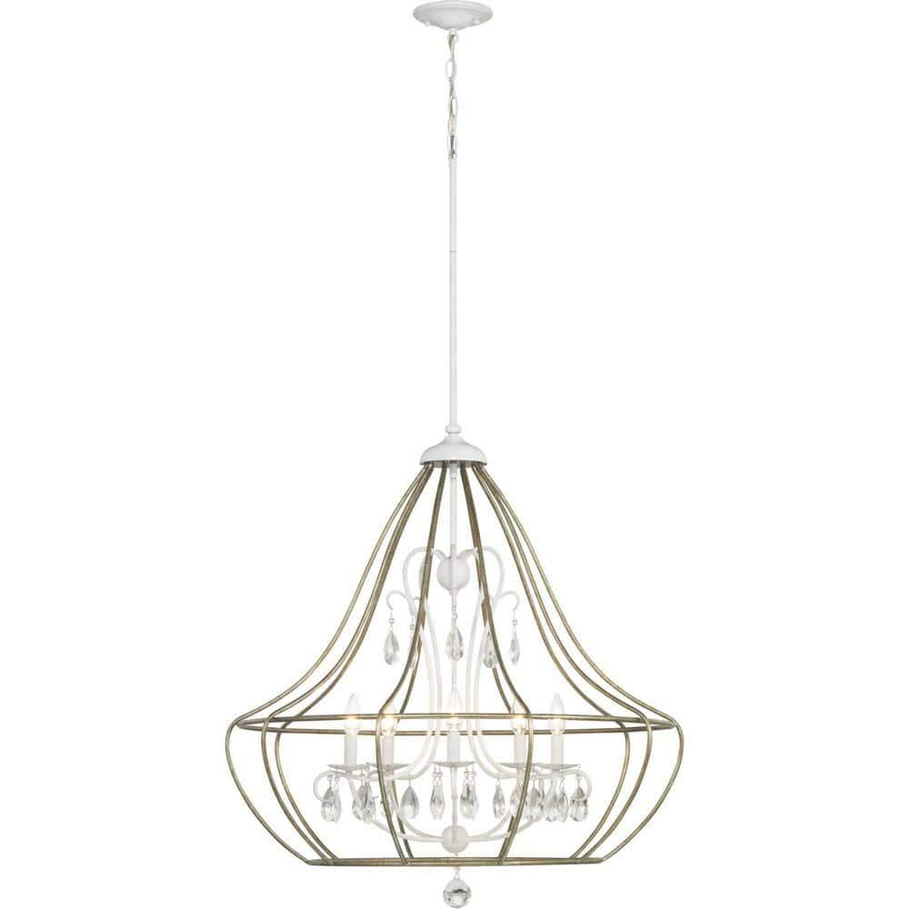 Fleurette Collection Three-Light Chandelier