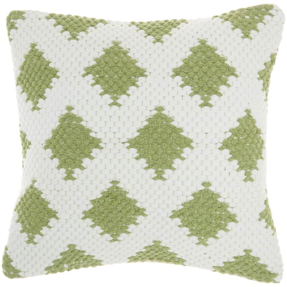 Geometric Cotton Throw Pillow