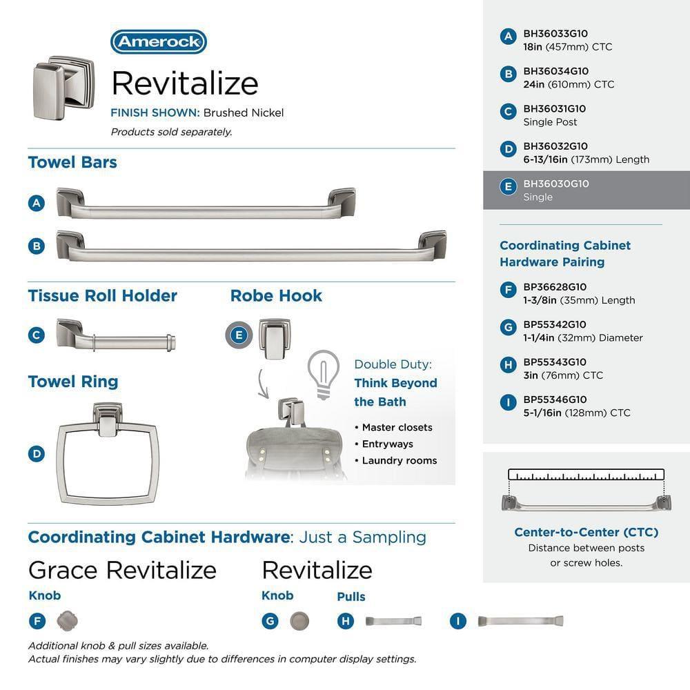 Revitalize Wall Mounted Robe Hook