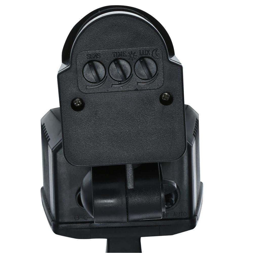 Nature Power 2 - Head LED Solar Powered Dusk to Dawn Outdoor Security Flood Light with Motion Sensor