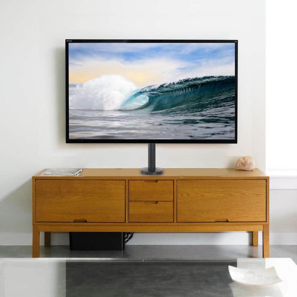 Mount-it Mount-It! Bolt Down TV Stand | Heavy Duty Swivel Table Top Desktop Mount For  32" - 55" VESA TVs