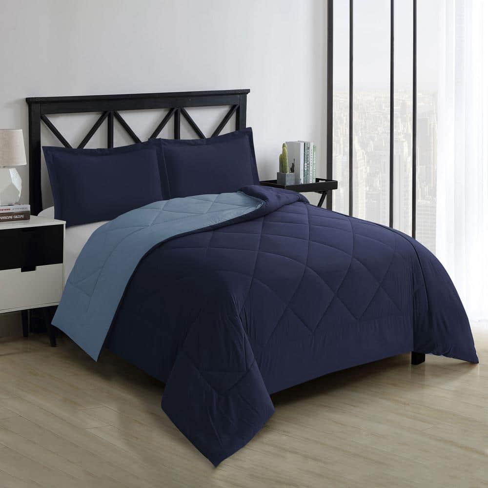 Swift Home All Season Peach Skin Down Alternative Reversible Bedding Comforter