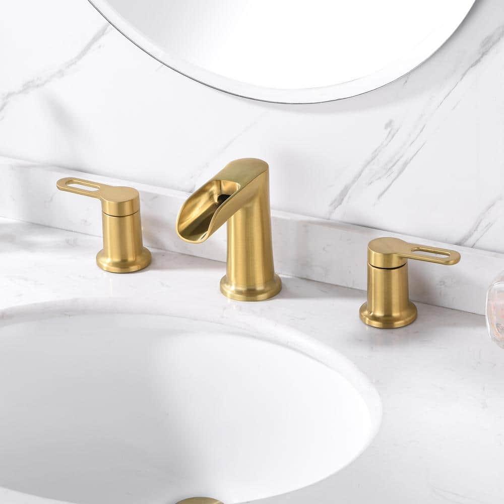 VividFall 8 in. Widespread 2-Handle Bathroom Faucet