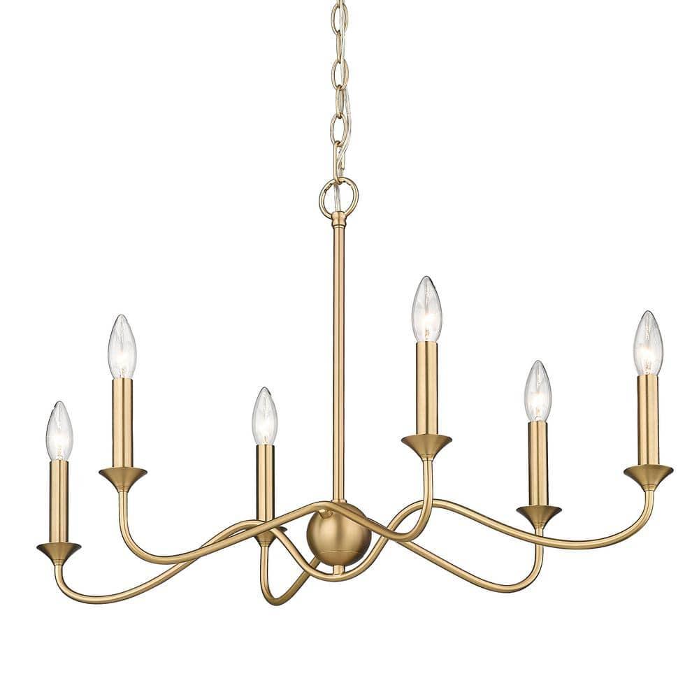 Golden Lighting Tierney 6 Light Pendant