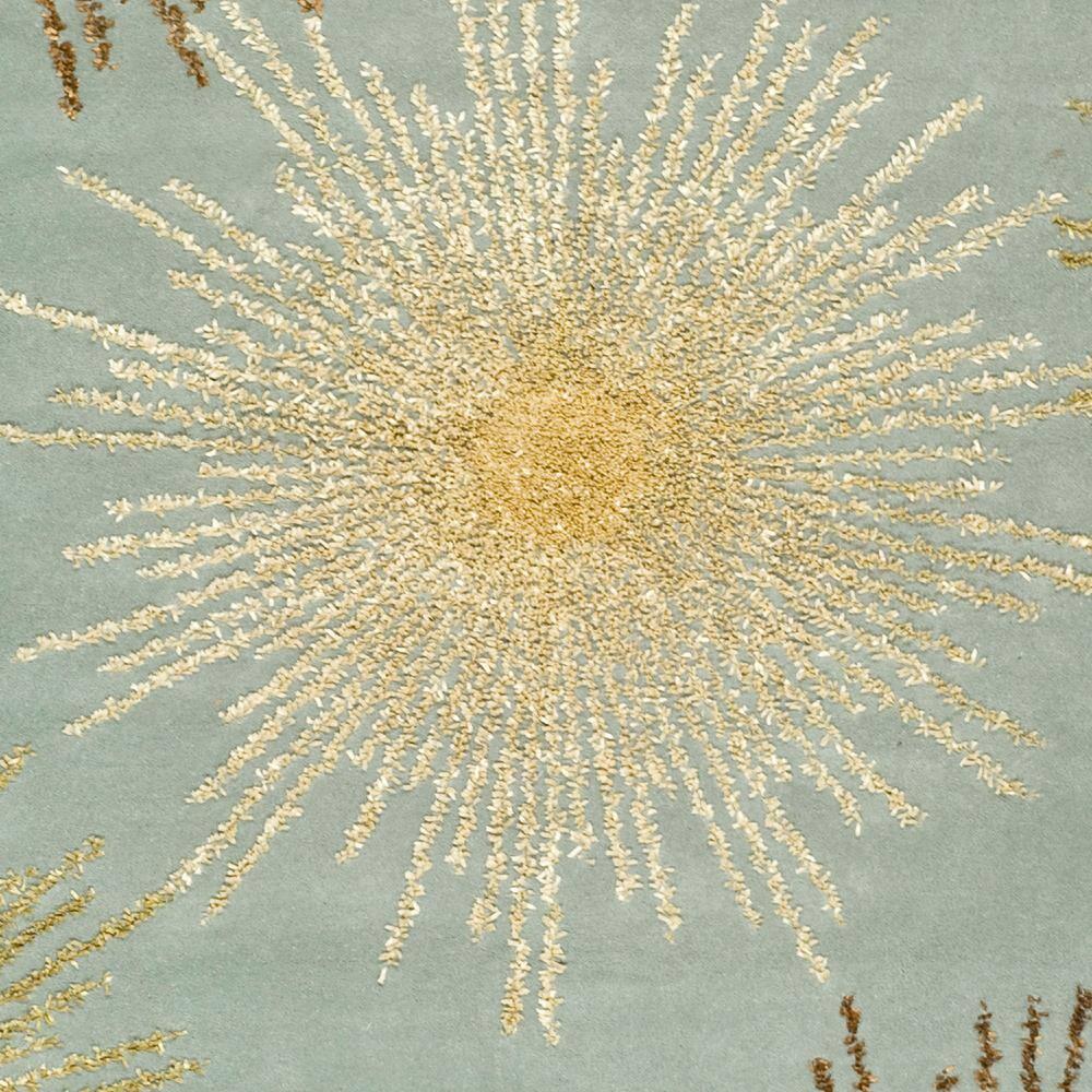 Soho SOH712 Hand Tufted Indoor Area Rug - Light Blue/Multi - 5'x8' - Safavieh.