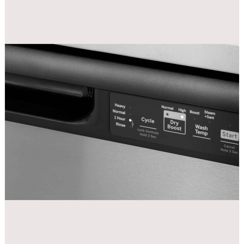 GE Appliances 24" 55 dBA Built-In Full Digital Control Dishwasher