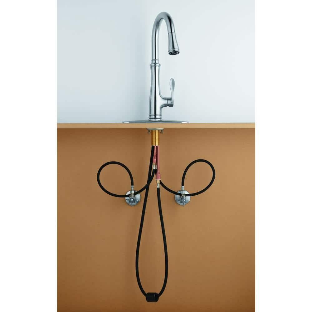 Bellera™ Pull Down Single Handle Kitchen Faucet with Handle and Supply Lines