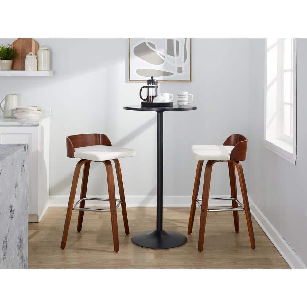 Swivel Upholstered Counter Stool