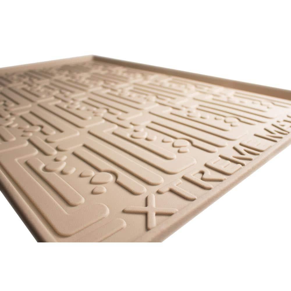 Xtreme Mats - Waterproof Under Sink Mat for Kitchen, Pick Your Size - 31" 1/4 x 22" 1/4 - Kitchen Cabinet Shelf Protector, Flexible Under Kitchen Sink Drip Tray Liner - CM33-BEIGE