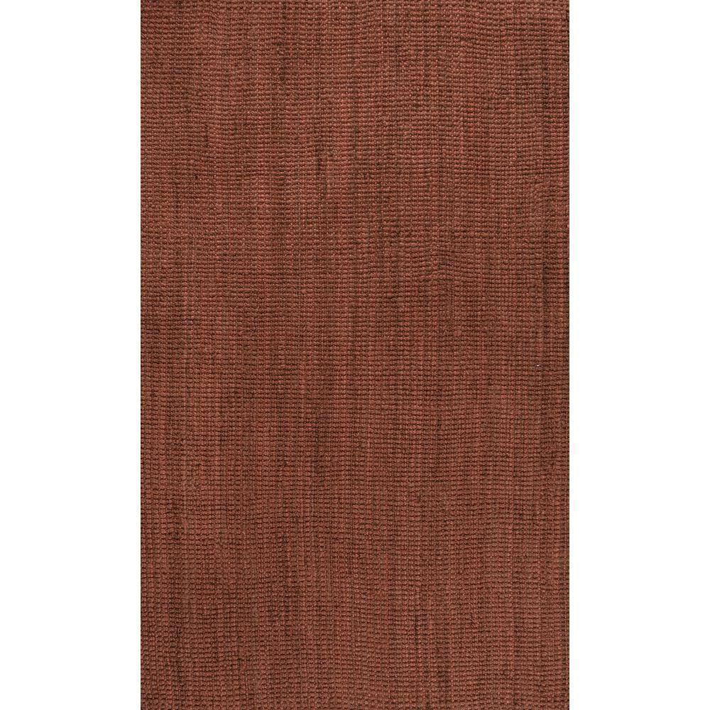 Pata Hand Woven Chunky Jute Terracotta 4 ft. x 6 ft. Area Rug - JONATHAN Y