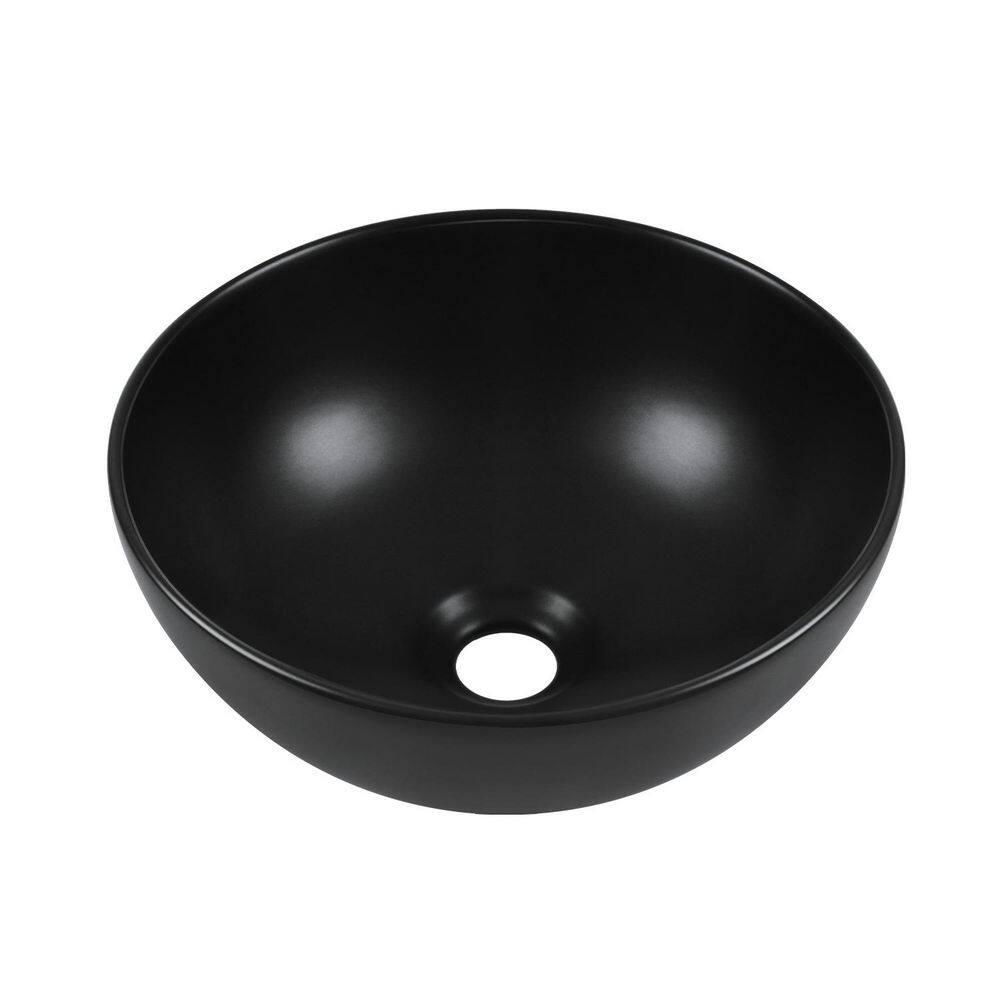 DeerValley Symmetry 13" x 13'' Circular/Round Vitreous Vessel Bathroom Sink