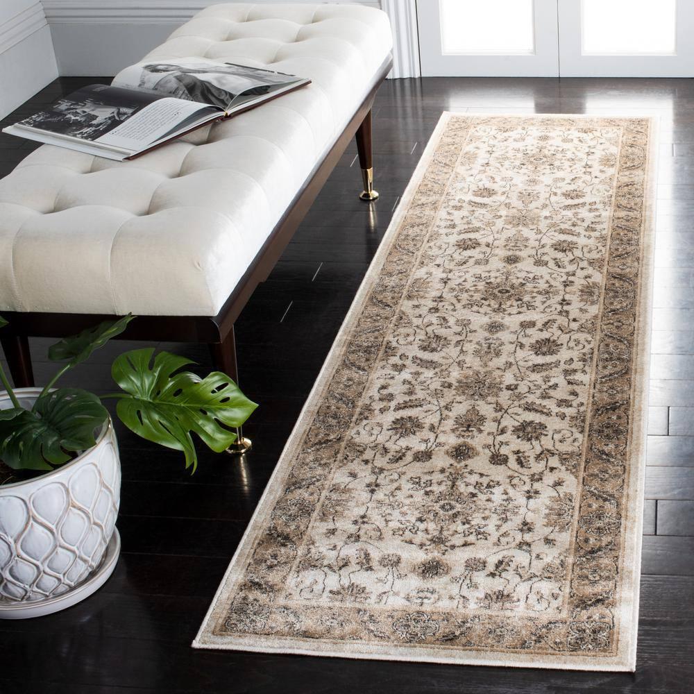 Vintage VTG168 Power Loomed Indoor Runner Rug - Stone/Mouse - 2'2"x10' - Safavieh.