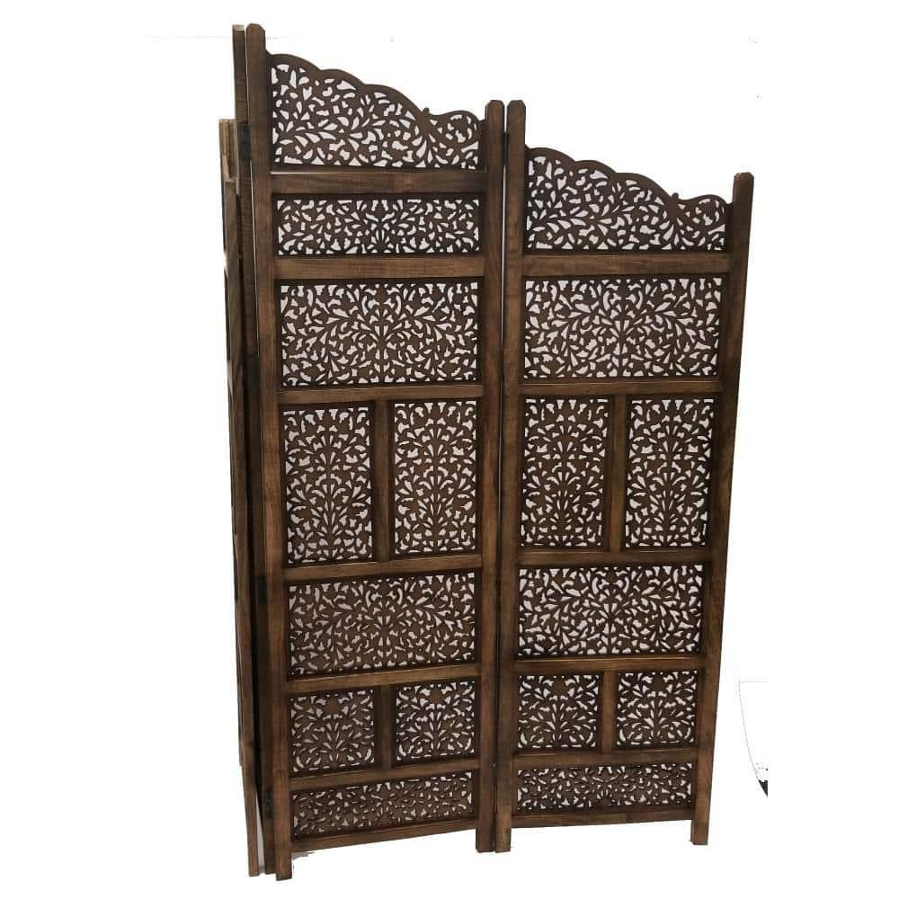 Lark Manor™ Guimond 80'' W x 71'' H 4 - Panel Folding Room Divider