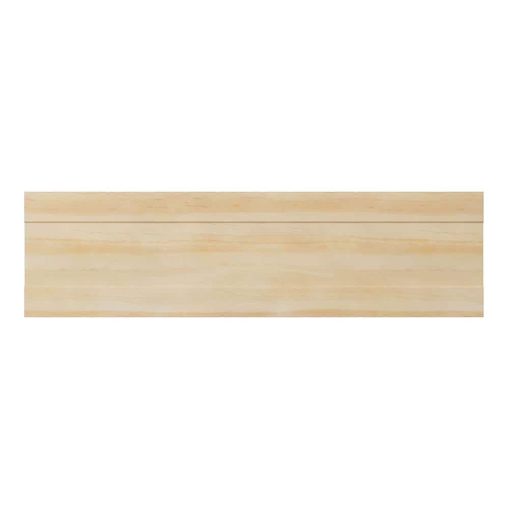 Ekena Millwork WM392 1"D x 2 3/8"W x 96"L Solid Wood Stain Chair Rail Molding