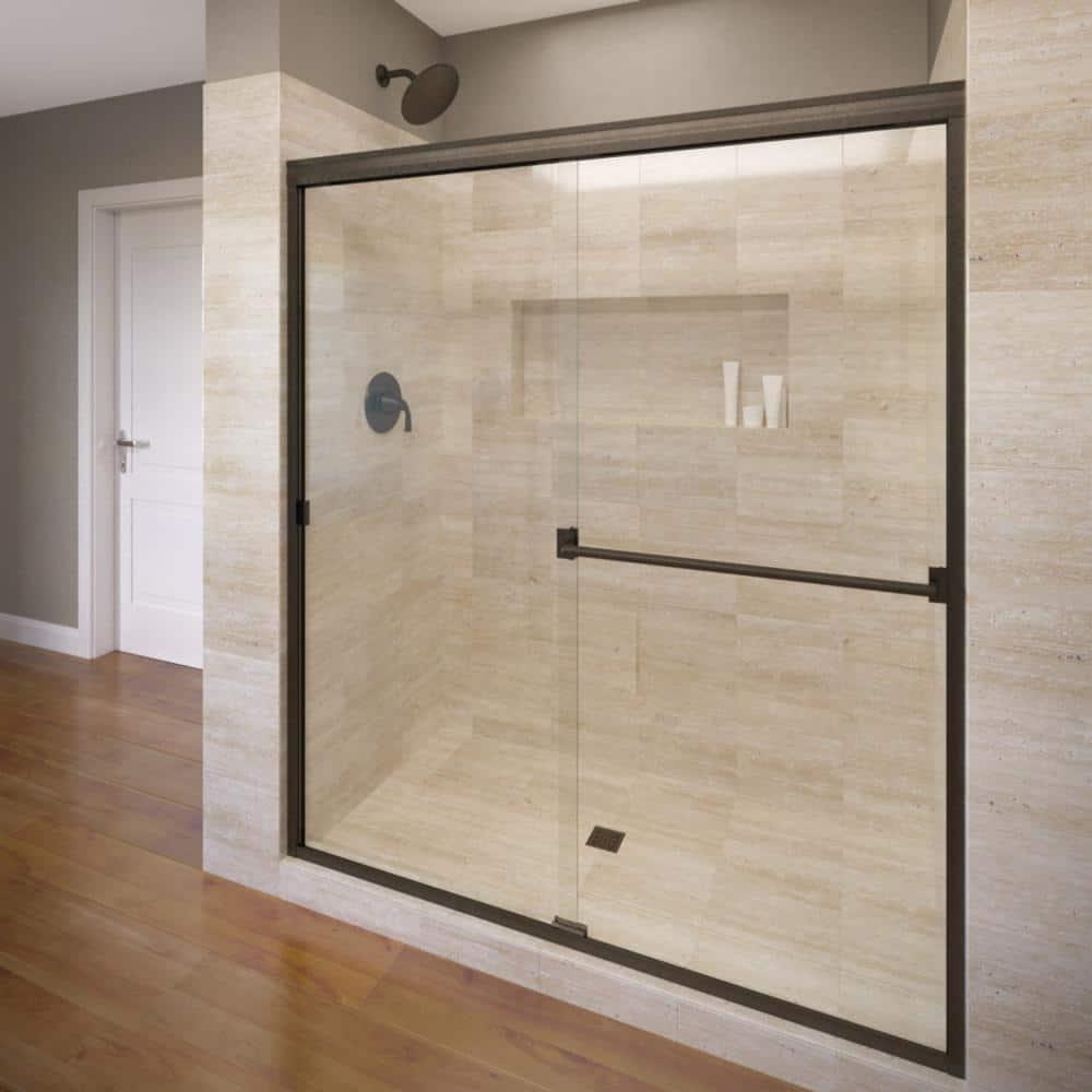 Classic 56" x 70" Frameless Bypass Sliding Shower Door