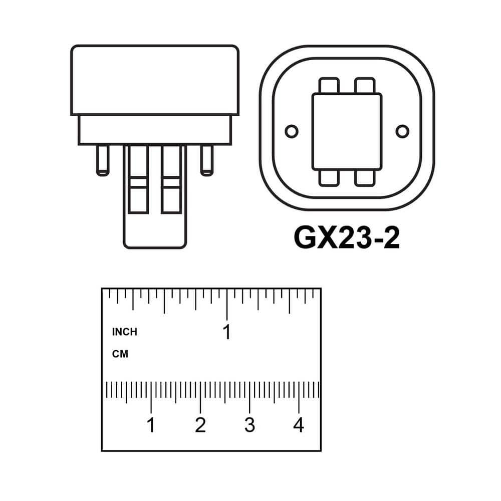 Feit Electric PL GX23-2 LED Tube Light Soft White 13 Watt Equivalence 1 pk