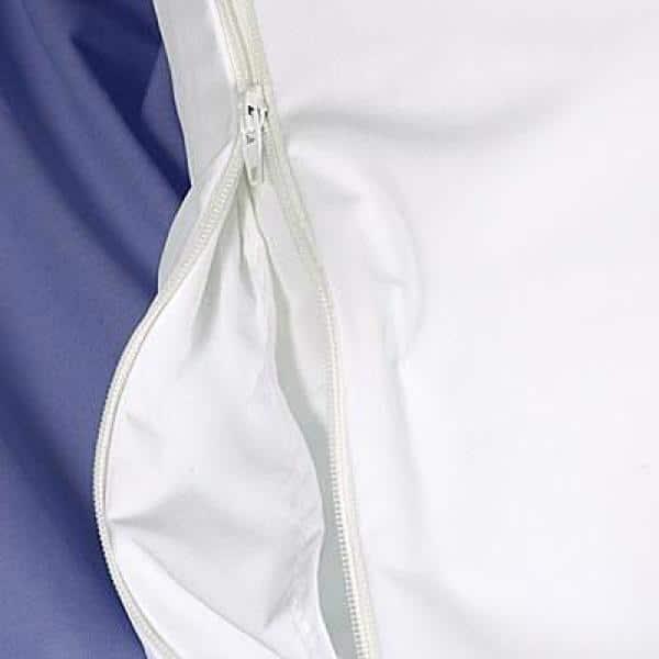 Resort Bed Bug, Dust Mite and Allergen Proof Pillow Encasement Zip Cover 9'' Depth