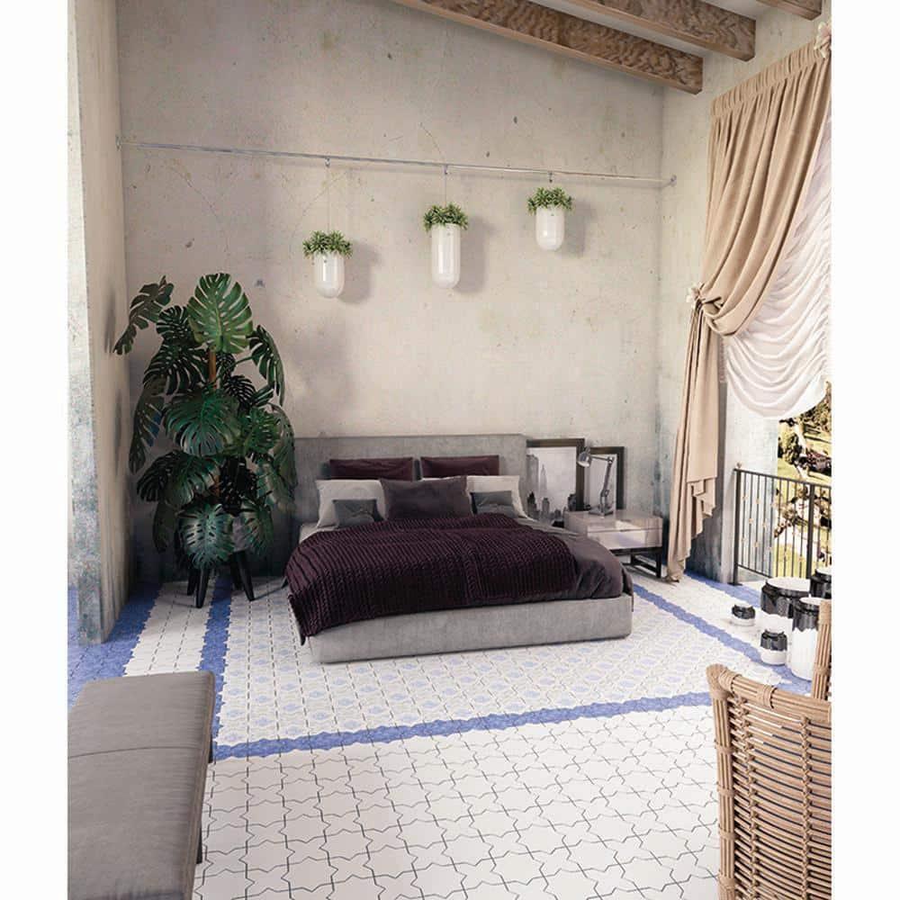 Apollo Tile Siena 5.35'' W x 5.35'' L Ceramic Singular Tile