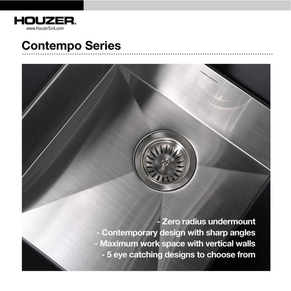 Contempo 33'' L Undermount Double Bowl Stainless Steel Kitchen Sink