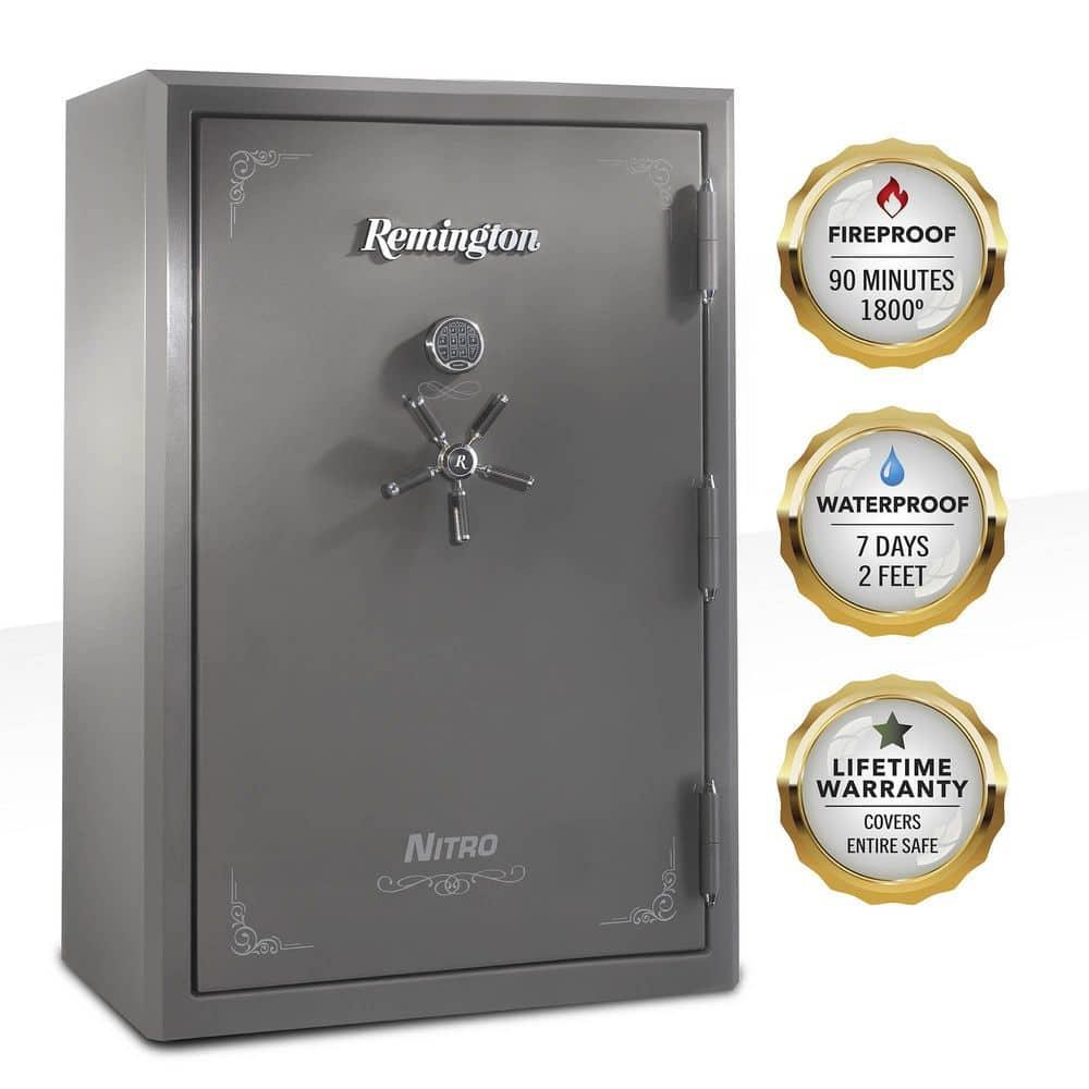 Remington Nitro 56+8 Gun Safe Electronic Lock  Gray SAR6556N
