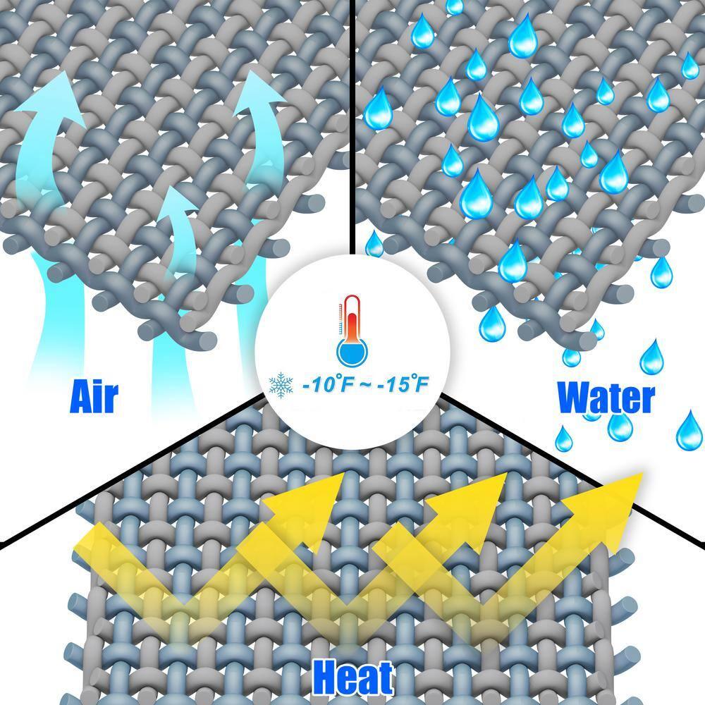 Amgo 12' x 16' Beige Rectangle Sun Shade Sail Canopy Awning UPF50+ AGTAPR0810, 95% UV Blockage, Water & Air Permeable, Commercial and Residential, 3 Years Warranty (We Make Custom Size)