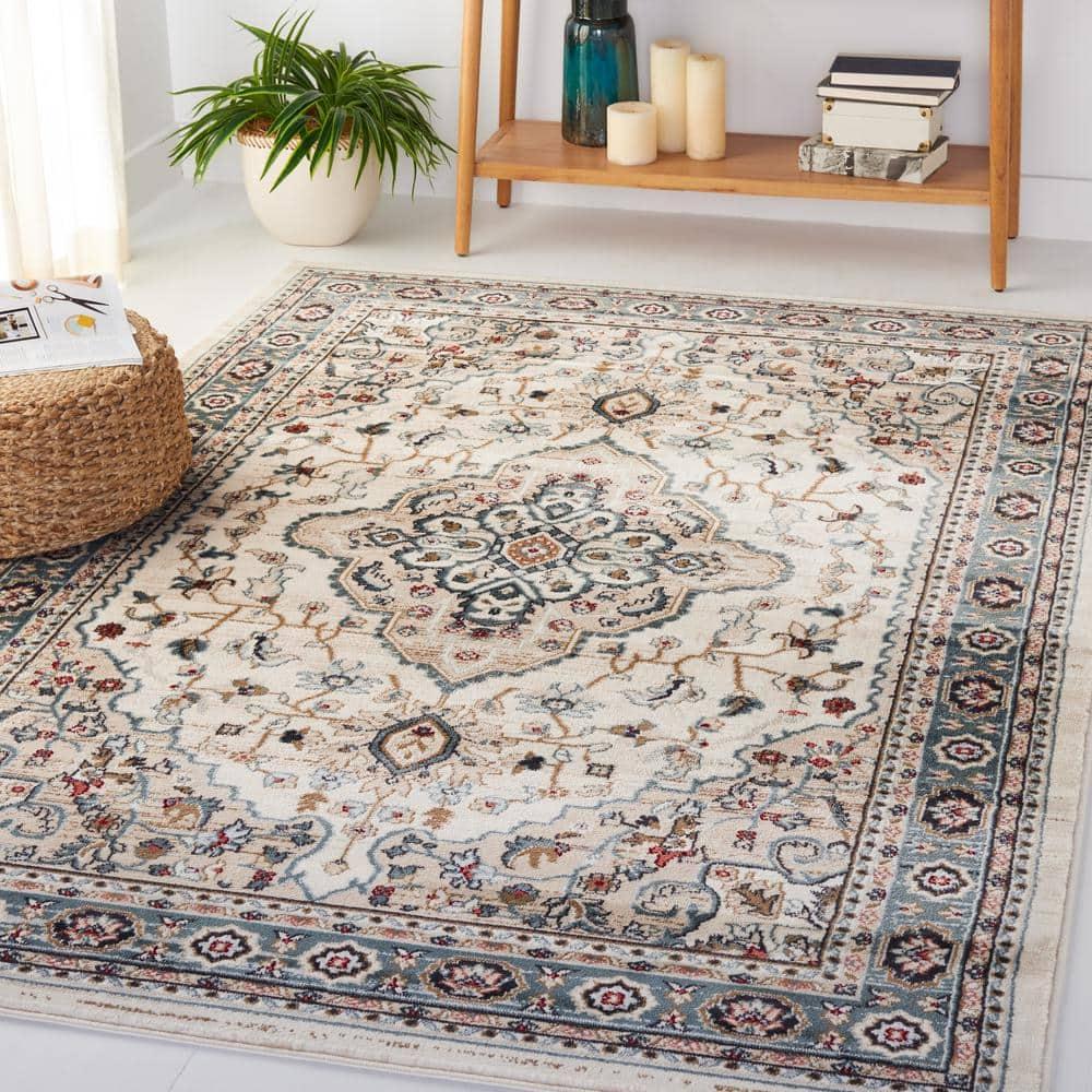 Lyndhurst LNH338 Power Loomed Accent Rug - Cream/Beige - 3'3"x5'3" - Safavieh.