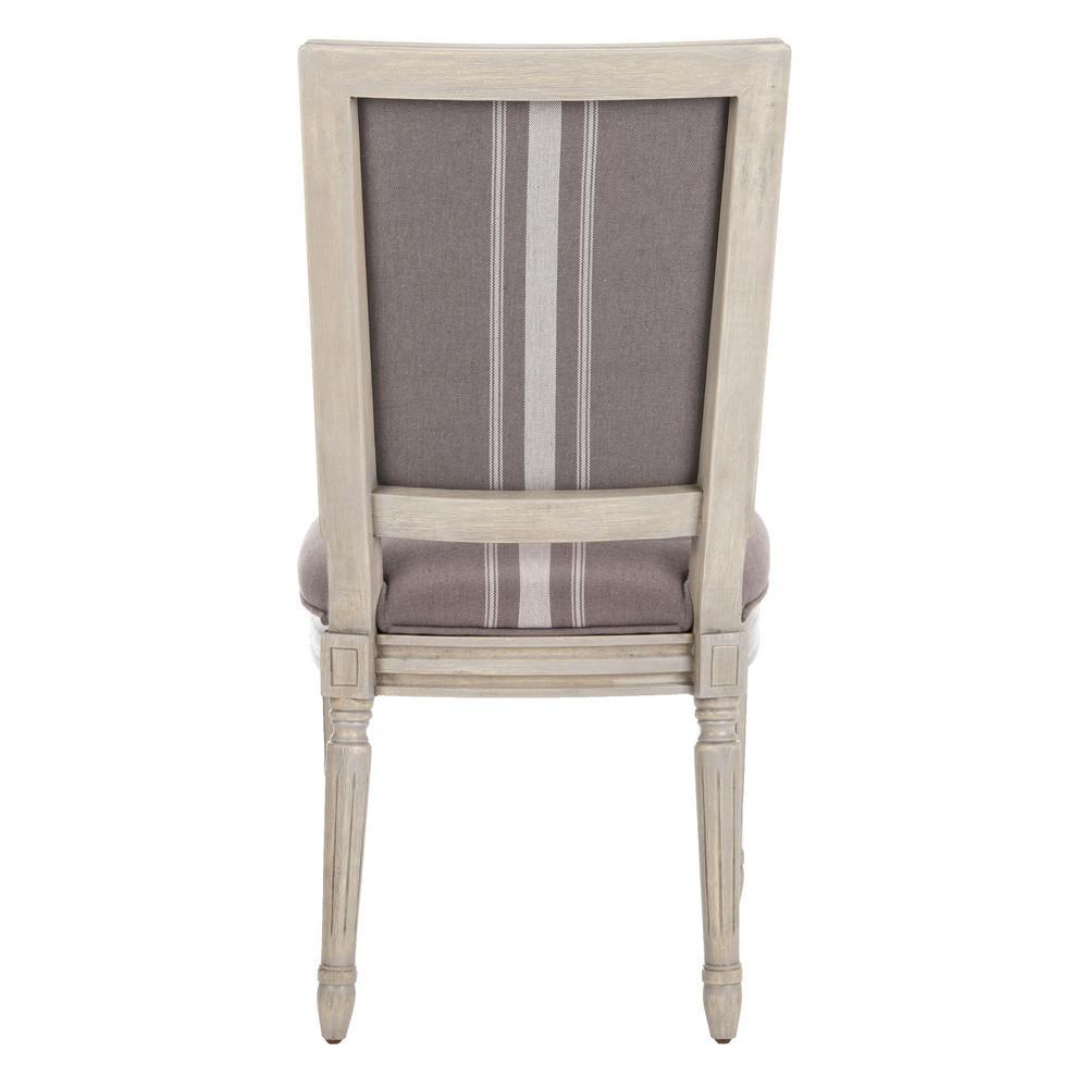 Buchanan 19''H French Brasserie Rectangle Side Chair (Set of 2) - Grey/Beige - Safavieh