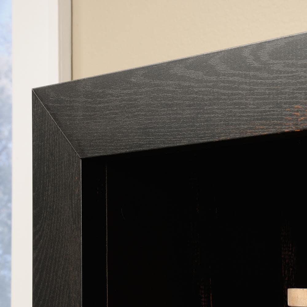 Sauder Dakota Pass 5-Shelf Bookcase, Char Pine Finish