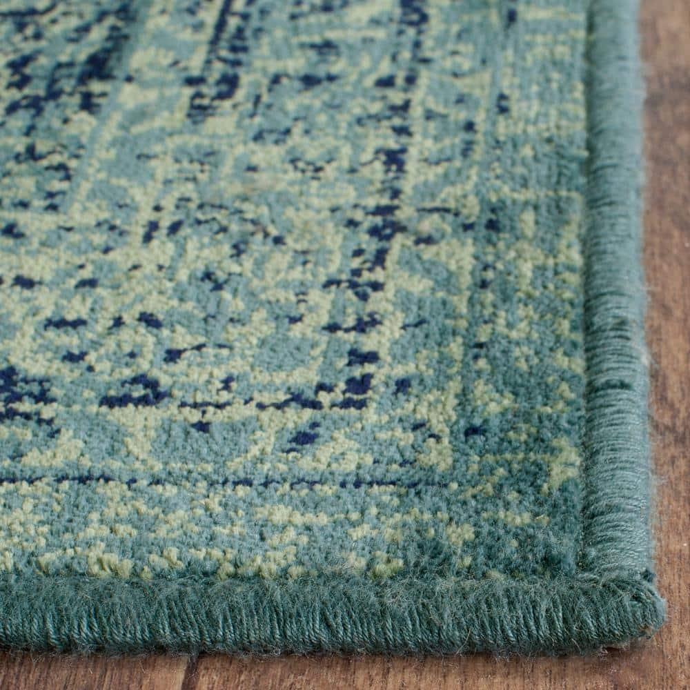SAFAVIEH Vintage Kynaston Traditional Area Rug, Turquoise/Multi, 2' x 3'