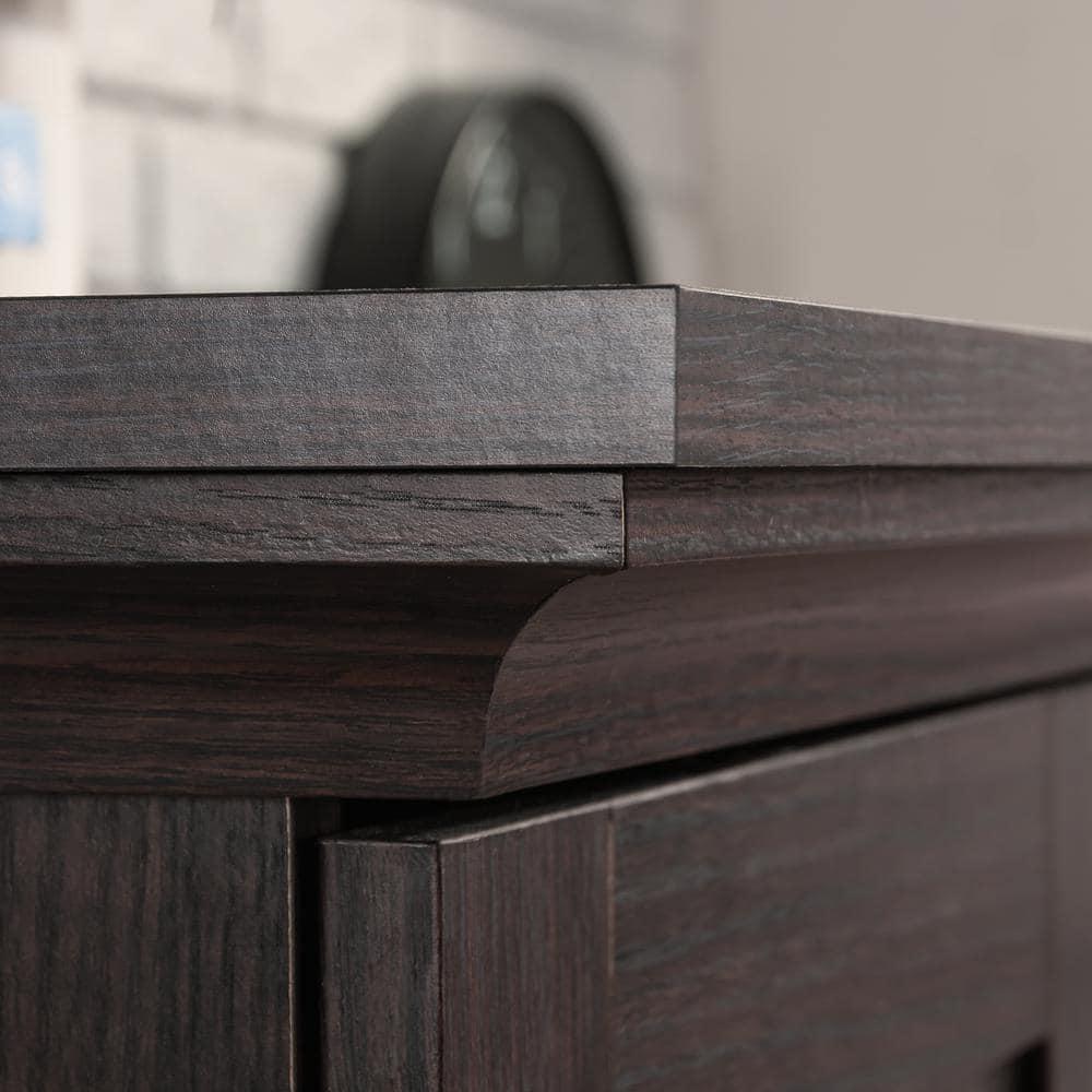 Dakota Oak and Soft White Craft and Sewing Armoire