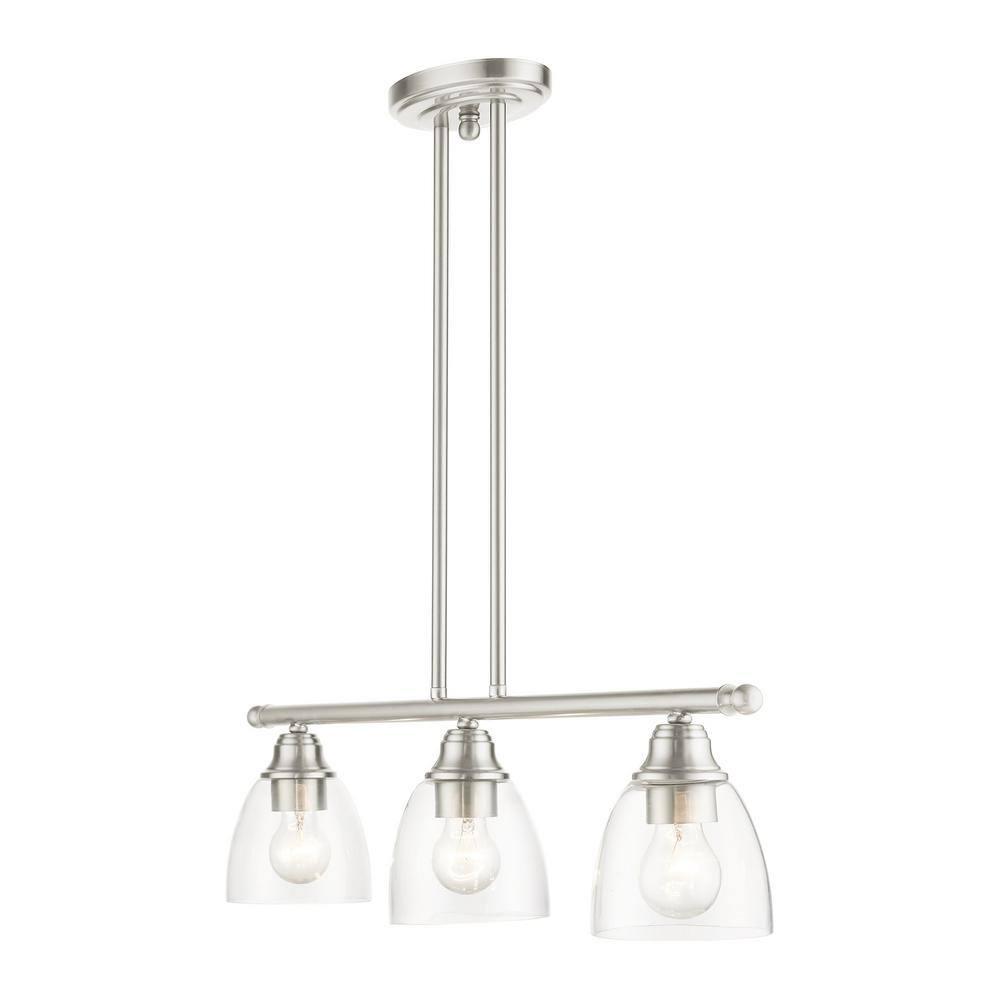 Livex Lighting Montgomery 3 - Light Chandelier in  Brushed Nickel